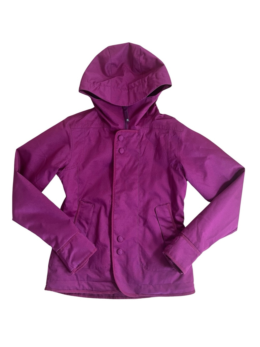Burton Burgundy Dryride Fulll Zip Da Nang Fitted Pea Style Snowboard Ski Jacket